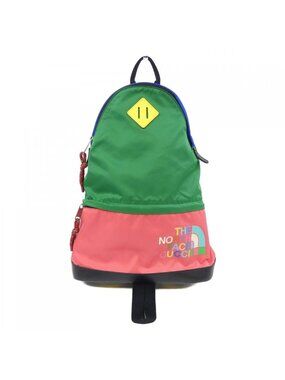 Gucci the North Face Backpack Green Pink Blue